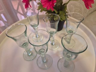 Juego 6 Copas Vintage Åhléns Cristal