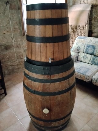 Barrica de vino de madera