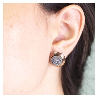 Pendientes AZURE Topacios Azules y Dorados