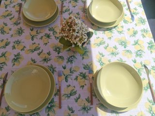 Vajilla verde claro Ikea