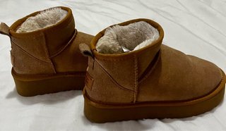 Botas marrones forradas