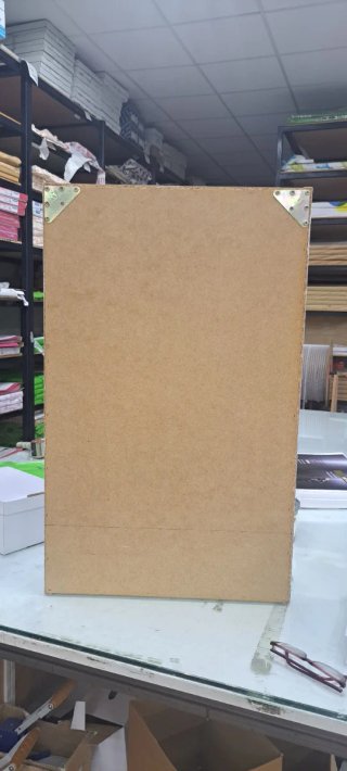 Mueble auxiliar baño blanco y cristal