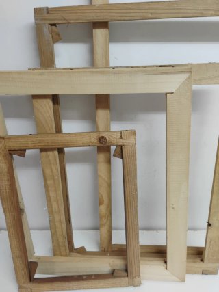 Marcos de madera para lienzo (varios tamaños)