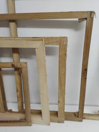 Marcos de madera para lienzo (varios tamaños)