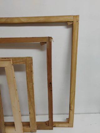 Marcos de madera para lienzo (varios tamaños)