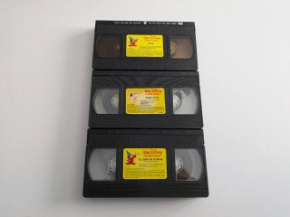 Lote 3 Películas Disney VHS (Español)