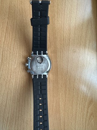 Swatch Irony Cronógrafo Plata y Negro