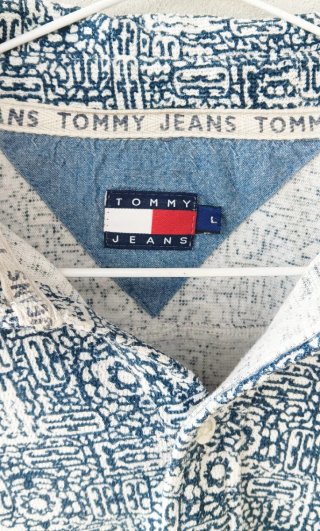 Camicetta uomo Tommy Hilfiger, tg L vintage