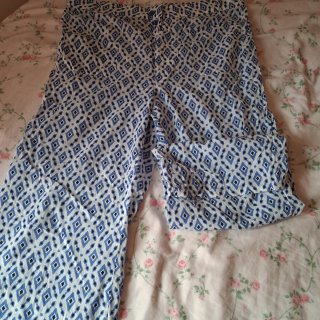 Conjunto Zara estampado geométrico