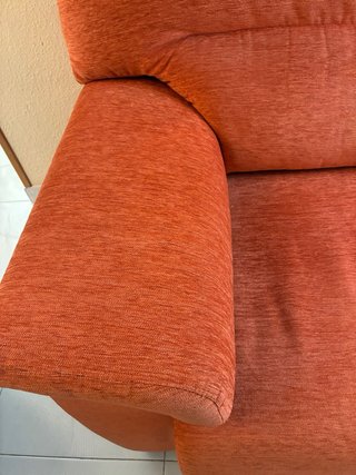 Sofá 2 plazas naranja