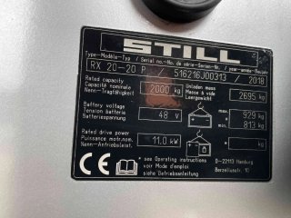 Carretilla STILL RX20-20 Triplex