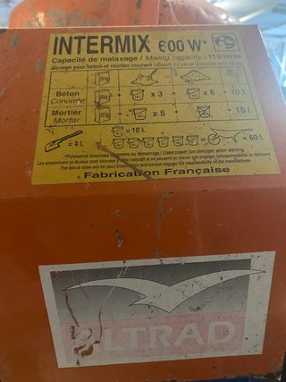 Hormigonera Eléctrica Naranja