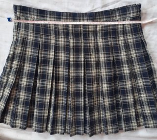 Falda corta cuadros Pull&Bear