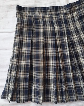 Falda corta cuadros Pull&Bear