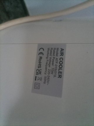 Ventilador de torre con agua