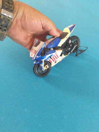 Moto de colección Yamaha Fiat,