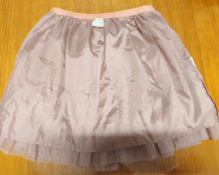 Falda tul rosa niña