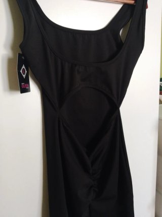 Vestido negro corto