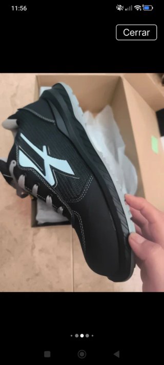 Zapatillas de trabajo U-Power negras y grises