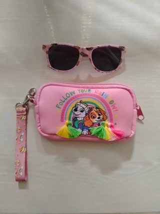Occhiali da sole bimba e pochette Paw Patrol