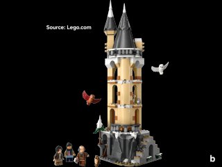 LEGO 76430 Hogwarts Castle Owlery (Harry Potter)b