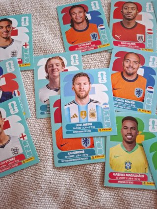 Cromo de messi del mundial panini nuevo