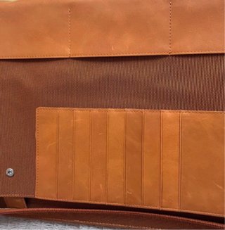 Cartella organizer Piquadro marrone