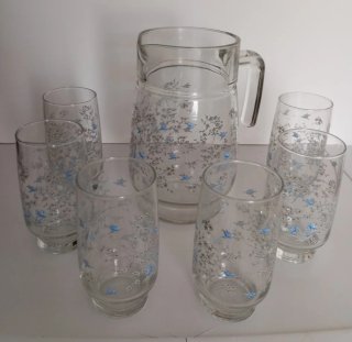 Juego 4 Vasos Antiguos Coches Clásicos