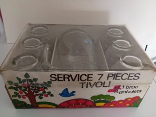 Juego 4 Vasos Antiguos Coches Clásicos