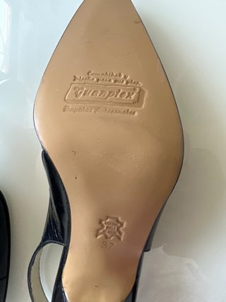 Zapatos de vestir Tusatex Talla 37 Negro/Dorado