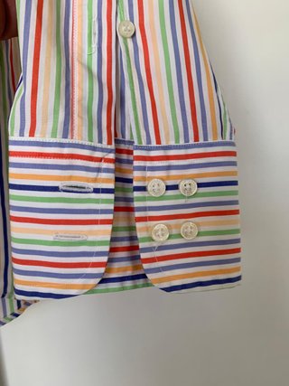 Camisa Carolina Herrera Rayas Multicolor