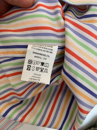 Camisa Carolina Herrera Rayas Multicolor