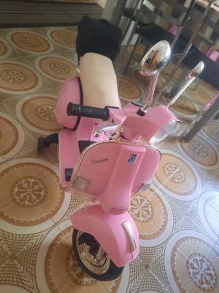 Moto Eléctrica Infantil Rosa 0-6 Años