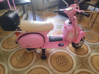 Moto Eléctrica Infantil Rosa 0-6 Años