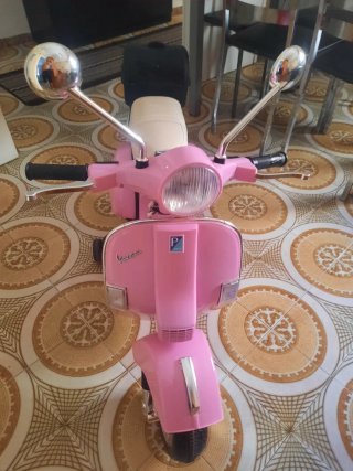 Moto Eléctrica Infantil Rosa 0-6 Años