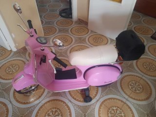 Moto Eléctrica Infantil Rosa 0-6 Años