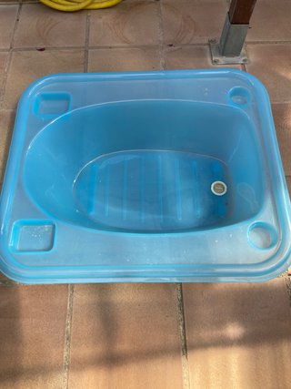 Bañera para bebé azul