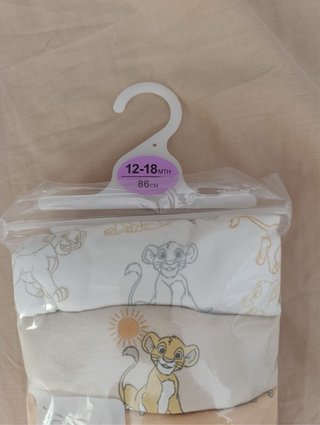 Pack 7 Bodies Disney Bebé Simba 12-18m