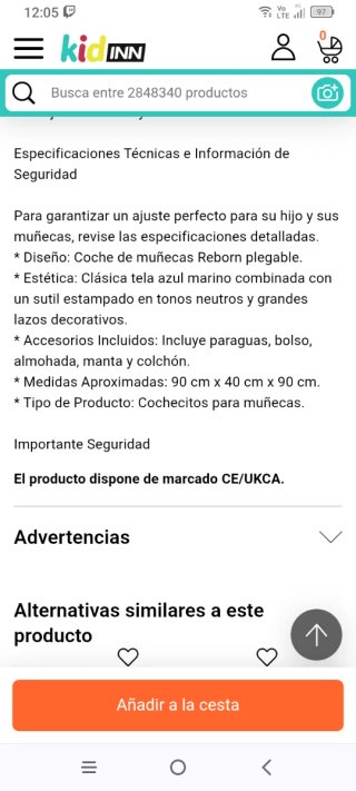 Carrito Reborn Cuevas Azul