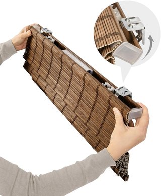 Persiana Bambú Chicology 70x160cm Marrón Alce