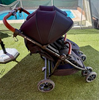 Silla Jane Twinlink + Capazo +burbuja lluvia y sol