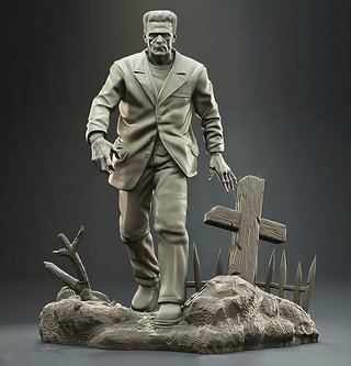 Figura Resina Frankenstein