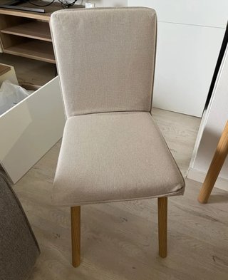 Mesa Extensible IKEA + 2 Sillas Tapizadas