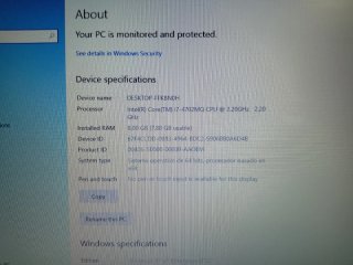 Portatil Ordenador HP Probook 450G1 i7 8GB 120 SSD