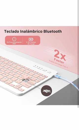 Funda Teclado iPad 10/11 Gen QWERTY Español