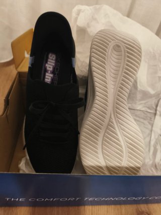 Deportivas Skechers Slip-ins Negras Mujer
