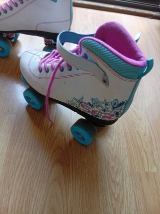 Patines Vision blancos y rosas talla 38