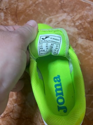 Botas fútbol sala Joma Supercopa niños verde