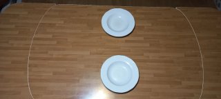 Mesa cocina extensible con cajón. Valladolid.