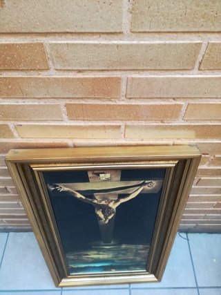 Cuadro Lienzo Cristo Dali